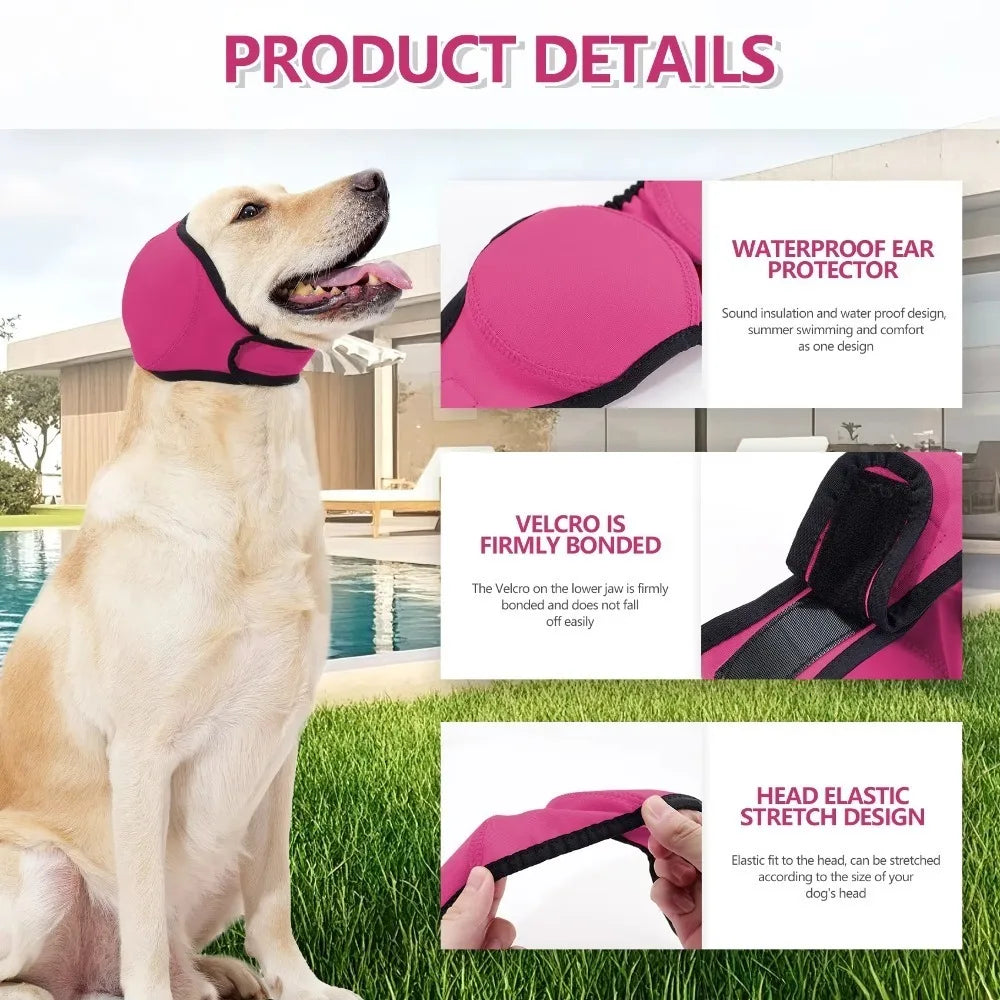 Professional Dog Calming Earmuffs with Noise Reduction and Waterproof Design