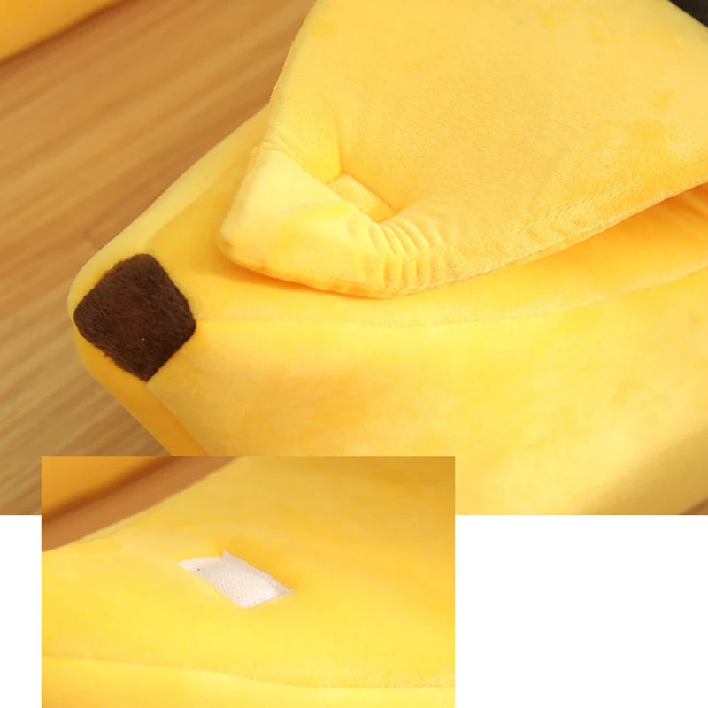Cozy Banana Cat Bed House - Durable and Portable Pet Basket for Cats and Small Dogs