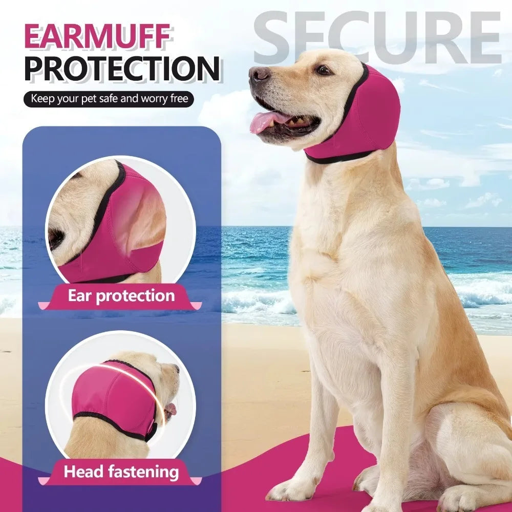 Professional Dog Calming Earmuffs with Noise Reduction and Waterproof Design