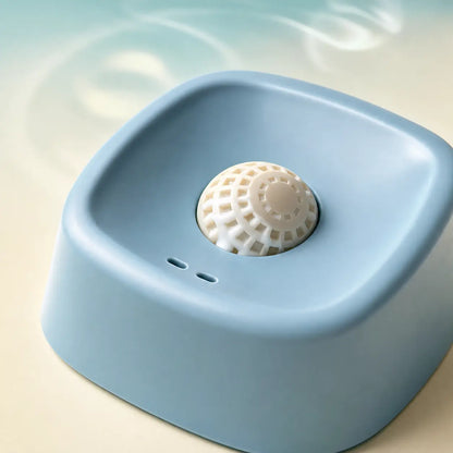 Slow Feeder Dog Bowl with Rotating Lick Ball for Yogurt, Wet Food, and Treats
