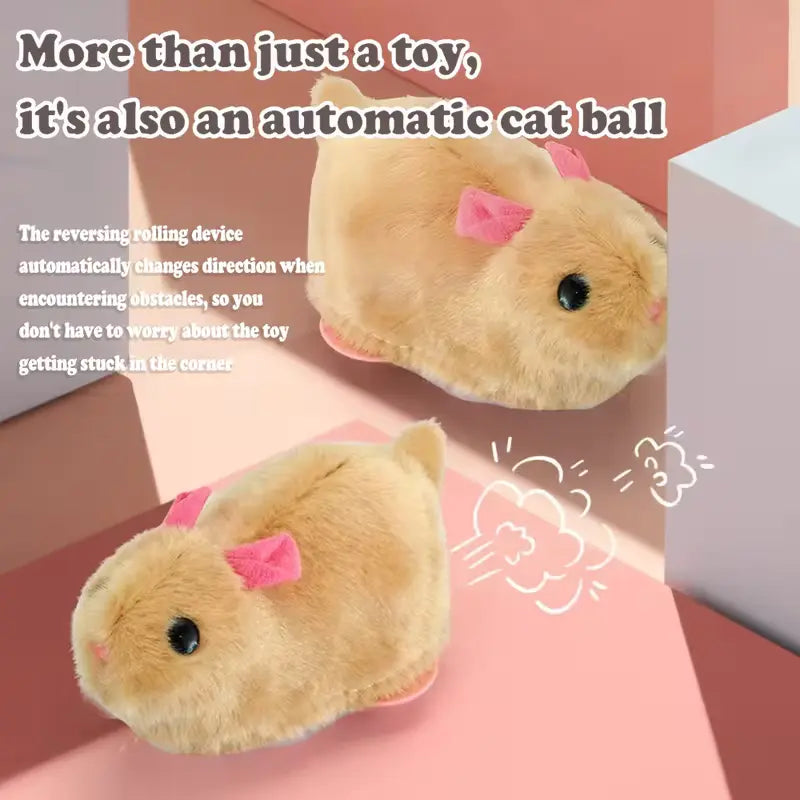 Smart Cat Toy: USB Rechargeable Auto-Rolling Ball for Hands-Free Indoor Play