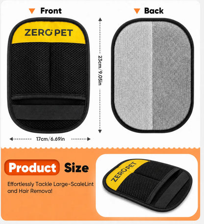Reusable Pet Hair Removal Mitt for Upholstery, Carpets, and Vehicle Interiors