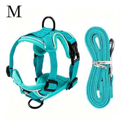 Escape-Proof Cat Harness and Leash Set - Adjustable, Comfortable, and Breathable with Reflective Strip and Soft Mesh Vest for Safe Walking, Includes Summer Version