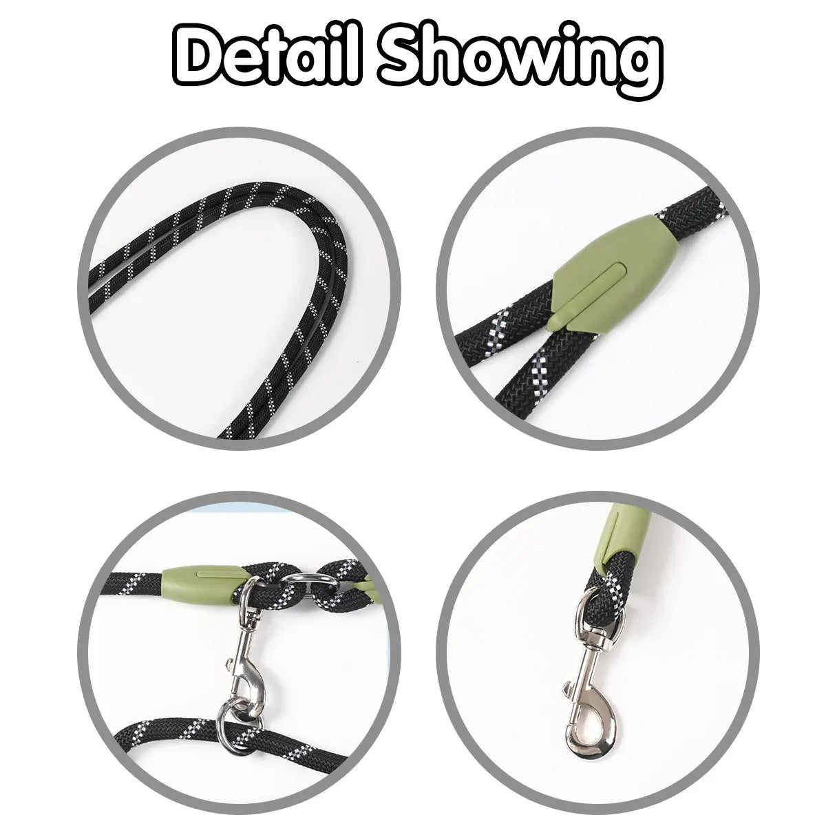 Multifunctional Hands-Free Dog Leash - Heavy-Duty Reflective Crossbody Walking Belt for Hiking and Training Small to Large Dogs