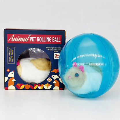 Smart Cat Toy: USB Rechargeable Auto-Rolling Ball for Hands-Free Indoor Play